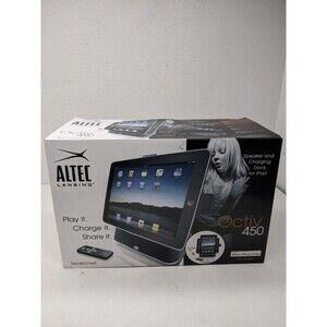 ALTEC LANSING Octiv 450 Speaker and Charging Dock For Ipad, iPhone, iPod. New